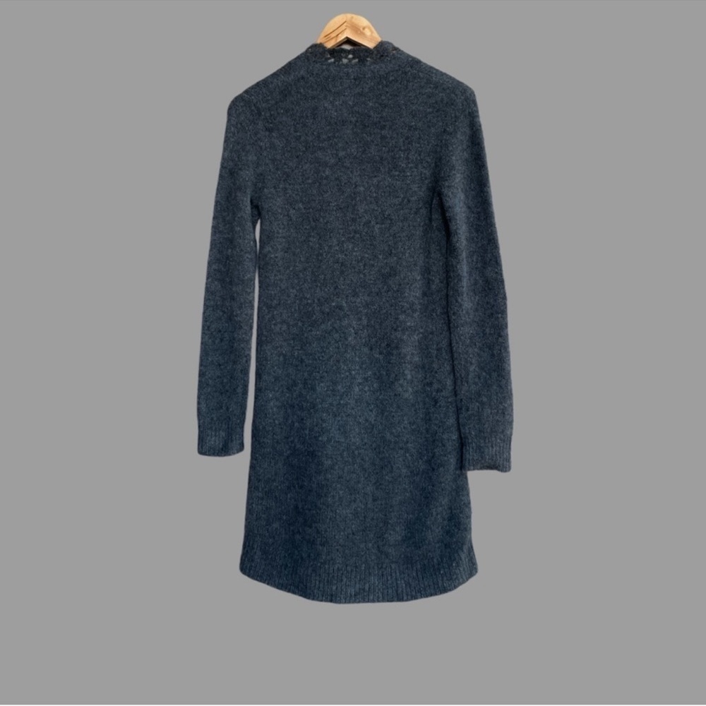 Sezane Angelita Kid Mohair Lace Detail Wool Midi Sweater Dress Size XS - Picture 9 of 13